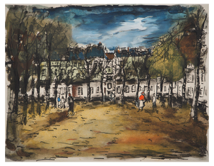 Maurice De Vlaminck, Left Bank, at Grenelle, Original Engraving