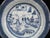 Antique Chinese Canton blue & white porcelain plate. Showing Canton village scene hand painted under glaze and measuring...