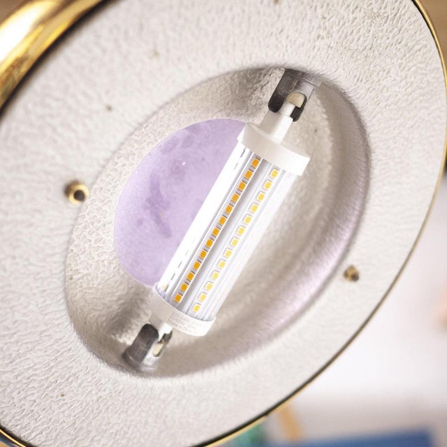 Italian Brass Floor Lamp by Relco, 1980s For Sale - Image 10 of 12