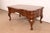 Antique Dutch Louis XV Mahogany Inlaid Marquetry Executive Desk, Circa Late 19th Century For Sale In South Bend - Image 6 of 14
