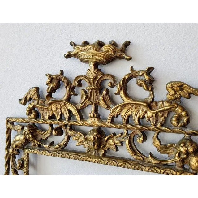19th Century 19th Century Spanish Gilt Bronze Picture Frame For Sale - Image 5 of 11