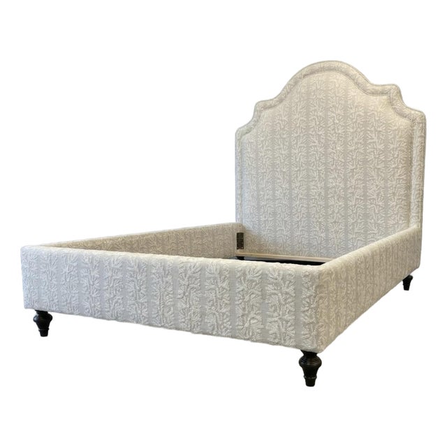Sea Cap King Bed With Turned Wood Legs For Sale