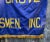 1940s Vintage Ocean Grove New Jersey Businessmen Inc. Satin Banner Flag For Sale - Image 4 of 6