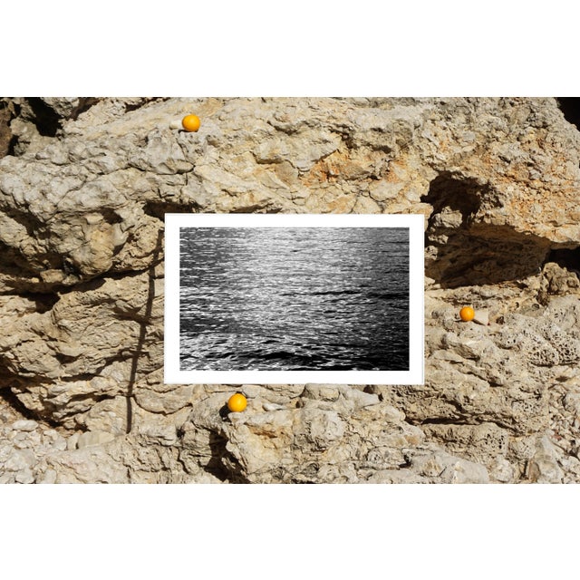 "Abstract Rippes Under Moonlight" Contemporary Seascape Giclée Print by Kind of Cyan For Sale In Miami - Image 6 of 9