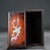 This elegant rectangular wooden keepsake box showcases classic Chinese **Magpie and Plum Blossom (Xi Shang Mei Shao)**...