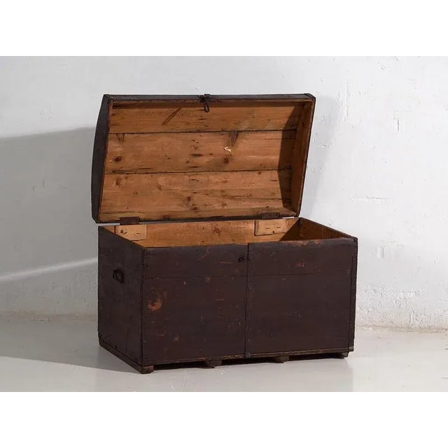 Small Antique Chest, 1900s For Sale - Image 4 of 8