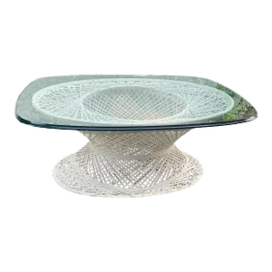 Vintage 1970s Russel Woodward Spun Fiberglass Outdoor Coffee Table