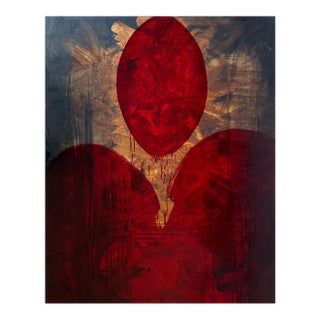 Contemporary Abstract Soil and Oil on Canvas "Love" by Paul Landauer For Sale