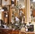 Early 20th Century French Floral Six-Light Metal Chandelier With Porcelain Bird For Sale In Dallas - Image 6 of 8