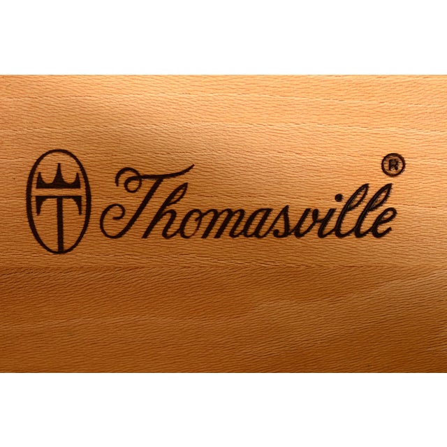 Thomasville Mid-Century Modern Campaign Walnut Gentleman's Chest, Circa 1970s For Sale - Image 11 of 15