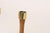 Pair of Sculptural Vintage Austrian Brass and Walnut Candlesticks For Sale - Image 9 of 18