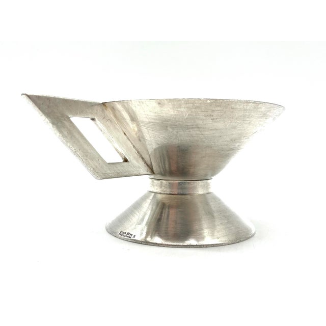 Metal Art Deco Hotel Silverware with Engraved Bear Motif from Gebrüder Hepp, Germany, 1920s For Sale - Image 7 of 12