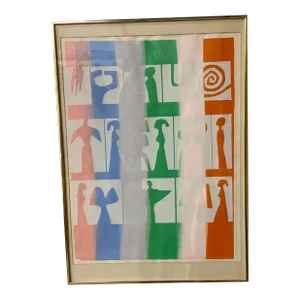 “Mythos Xvii” Large Original Serigraph Print by Lawrence Kupferman