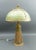 Early 20th Century Bradley & Hubbard Antique Hand Painted Gold Gilt Slag Glass Table Lamp For Sale - Image 11 of 11