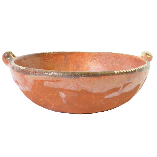 Artisan made, this set of petite terracotta nesting bowls is from the Mexican state of Jalisco. Neighboring towns of...