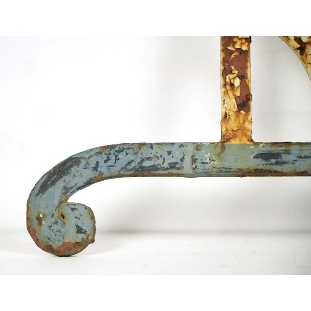 Blue Vintage European Iron Richert Advertising Sign For Sale - Image 8 of 9