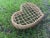 Natural Bohemian Handmade Rattan Heart Shaped Basket, Wall Decor For Sale - Image 11 of 12