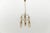 Metal Brass and Amber Bubble Glass Ceiling Lamp, Germany, 1960s For Sale - Image 7 of 17