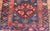 Antique Kurdish Gallery Rug With Indigo Field and Bold Tribal Medallions For Sale - Image 9 of 12