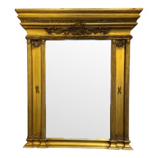 Antique Neoclassic French Mirror For Sale