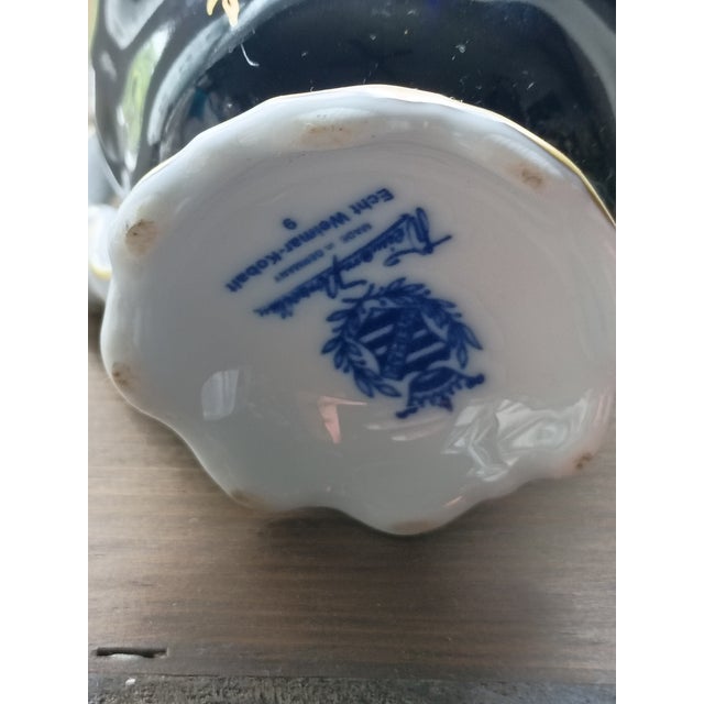 1960s Vintage Echt Weimar Kobalt "Katarina" Creamer - Cobalt Blue & Gold Filigree Germany For Sale - Image 5 of 7