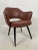Mid-Century Modern 1960s Vintage Eero Saarinen for Knoll Style Vinyl Arm Chair For Sale - Image 3 of 10