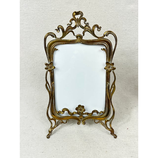 Art Nouveau Vintage Art Nouveau Picture Frame For Sale - Image 3 of 8