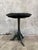 Antique Side Table Octagonal Top Snake Leg Tripod Primitive Green Paint Accent For Sale - Image 4 of 8