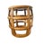Vintage Post Modern Bent Bamboo & Rattan Side Tables or Stools – A Pair For Sale - Image 12 of 12