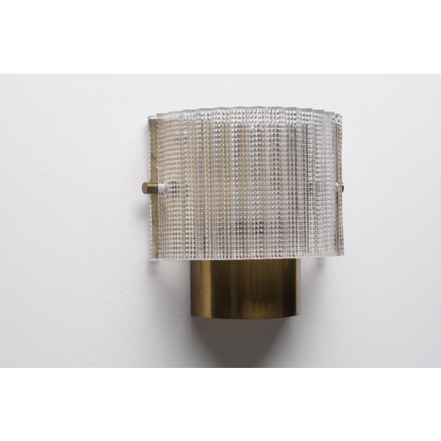 Wall Lamp by Carl Fagerlund for Orrefors, 1965, in Good conditions. Designed 1960 to 1969 This piece is attributed to the...