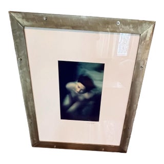 Shelly Corbett Signed Fine Art Figurative Photograph in Custom Industrial Metal Frame For Sale