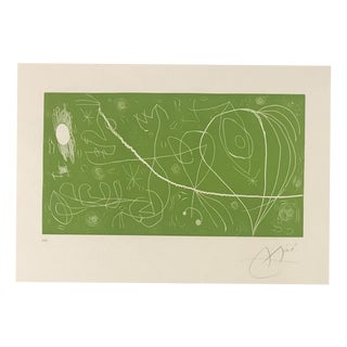 Joan Miró, Picasso and the Winds, 1973, Etching For Sale