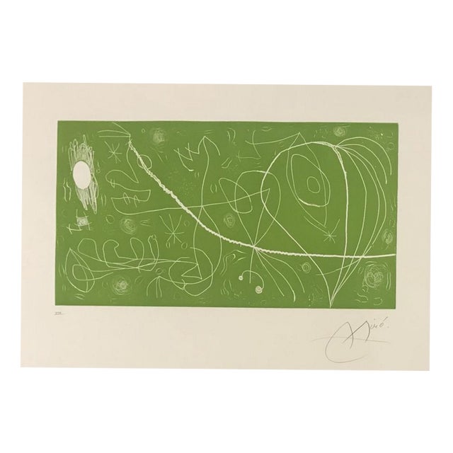 Joan Miró, Picasso and the Winds, 1973, Etching For Sale
