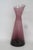 Morgantown Glass Lead Crystal Slant Vase Amethyst Burgundy Mid Century Mod 4741b For Sale - Image 13 of 13