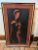 Art Deco Nude by John Montroue, signed in lower right corner and reverse reads - "Grace" Air brush technique by John...