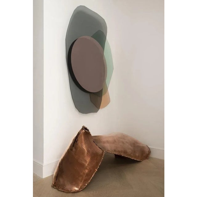 Glass Repeated Mirror I by OS and OOS For Sale - Image 9 of 13