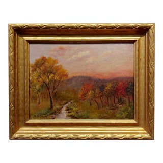 McNeil Macleay - 19th Century Scottish Wooded Landscape at Sunrise For Sale