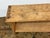 Tan Pine Wood Console Table With Display Shelf, Vintage For Sale - Image 8 of 12