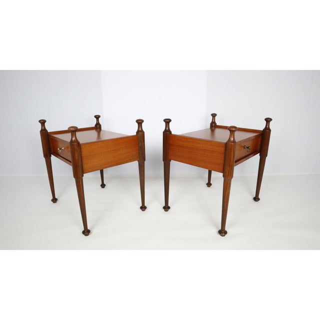 1970s Scandinavian Bedside Tables, 1970s, Set of 2 For Sale - Image 5 of 12