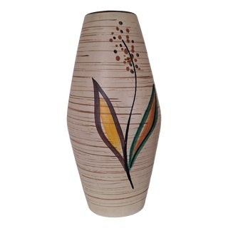 Vintage Ceramic Vase No. 248 38 by Scheurich, 1960s For Sale