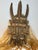 Late 19th Century West African Double-Faced Carved Wood Mask With Raffia and Cowrie Shells For Sale - Image 10 of 11