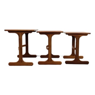 Set of Vintage Mid Century Modern Teak Nesting Tables by G Plan For Sale