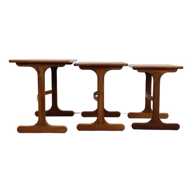 Set of Vintage Mid Century Modern Teak Nesting Tables by G Plan For Sale