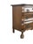 Baroque Vintage Dutch Baroque Revival Oak Bombé Three-Drawer Chest With Paw Feet For Sale - Image 3 of 18