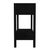 2020s Lark 44 in. W Rectangular Wood 2 Drawer Console Table with Lower Open Shelf, Washed Black For Sale - Image 5 of 8