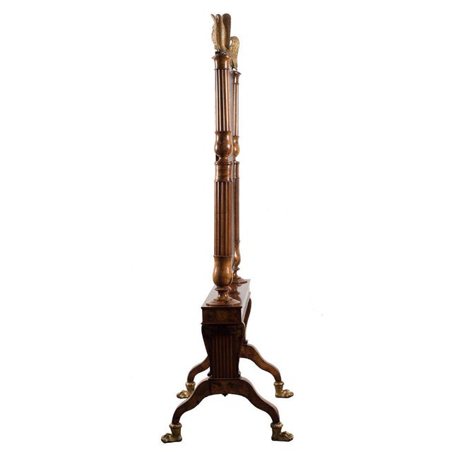 Wood Early-19th Century Italian Empire Style Mirror For Sale - Image 7 of 9