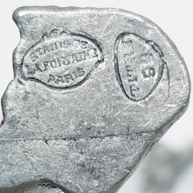 Silver Pewter Dog Breed Kniferests by Les Étains De La Fountain, 1970s, Set of 6 For Sale - Image 8 of 10