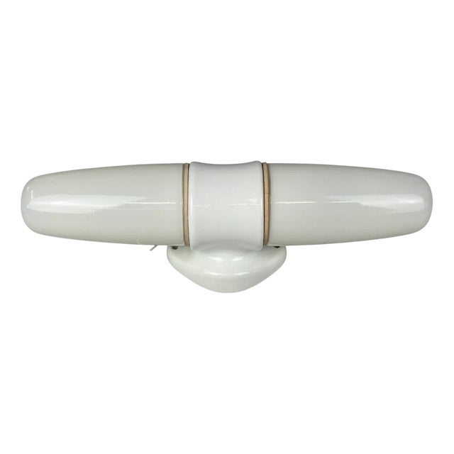 Ceramic Wall or Ceiling Lamp by Wilhelm Wagenfeld for Lindner, 1950s For Sale