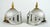 Traditional 1900s A Pair of Prussian Style Silver and Bronze Helmets For Sale - Image 3 of 3