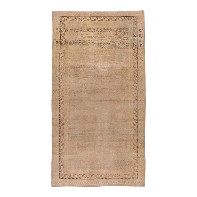Mid-20th Century Handmade East Turkestan Khotan Gallery Carpet For Sale